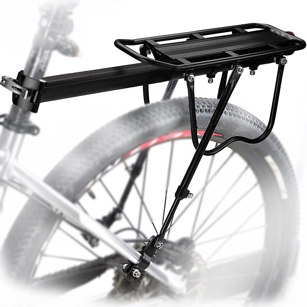 Universel réglable Transporteur Porte-Bagages arrière de vélo de vélo Accessoires Équipement Support footstock Support vélo Racks avec réflecteur