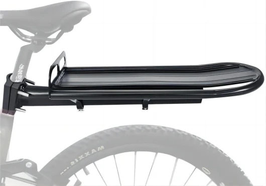 Universel Porte Vélo Arrière en Alliage D'aluminium, Réglable Transporteur Porte-Bagages, Porte-Vélos Arrière de Vélo avec Serrage Rapide pour Vélo de Route VTT, Capacité de Charge 10 kg