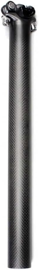 Design aérodynamique de la tige de selle de vélo ultralégère en fibre de carbone, complément parfait à toute configuration de vélo 31,6 x 400 mm