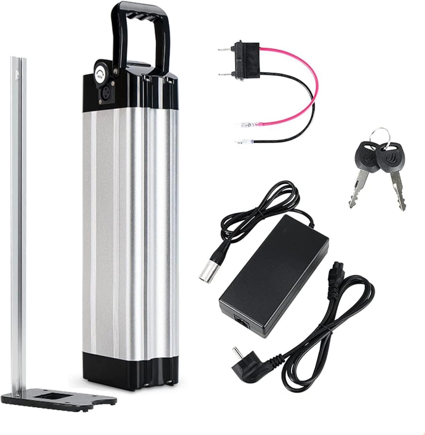 E-Bike Batteries pour vélo 36V 15.6Ah, Convient aux Moteurs 36V 250W/350W/500W, pour Moma Vélo MiFa Rex Aldi, Peut Correspondre aux Phylion/XH370-10J avec Chargeur