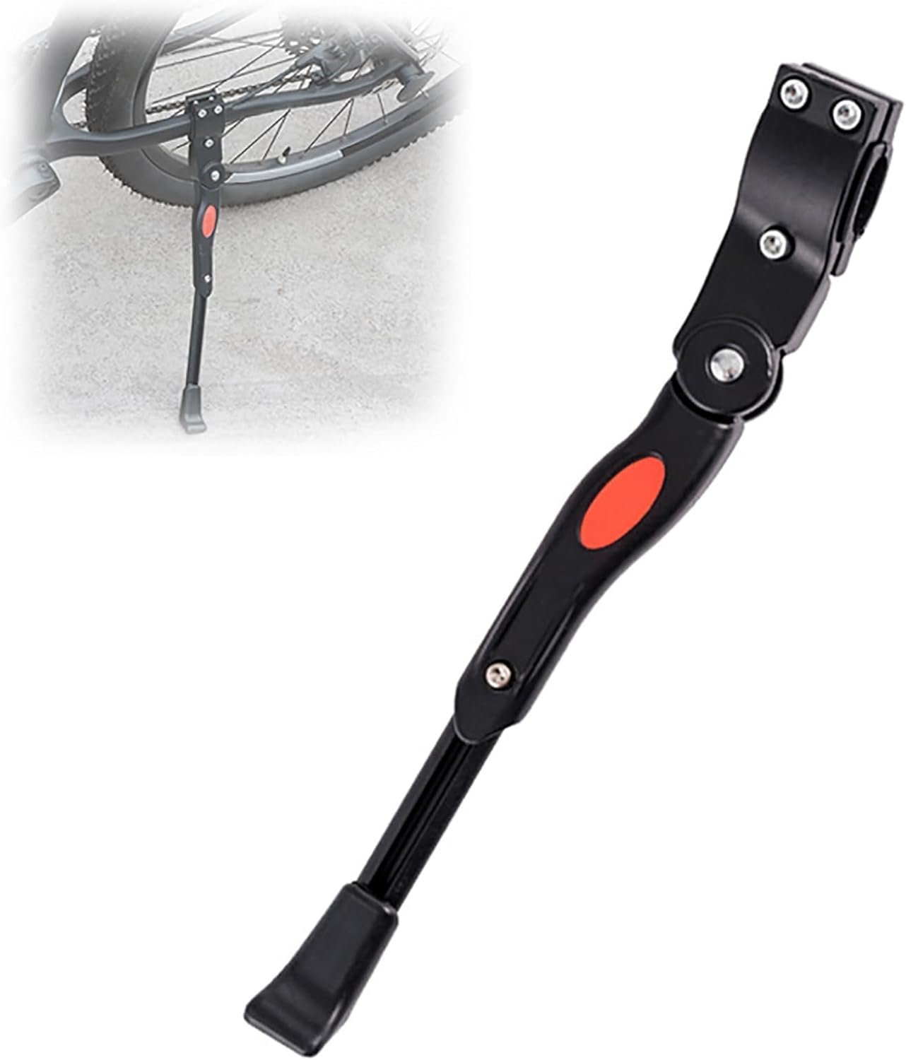 Béquille Velo pour Salsa Timberjack 2017, avec Pied en Caoutchouc Vélo Rack Béquille Latérale Simple Côté Stand Réglable en Hauteur Accessoires