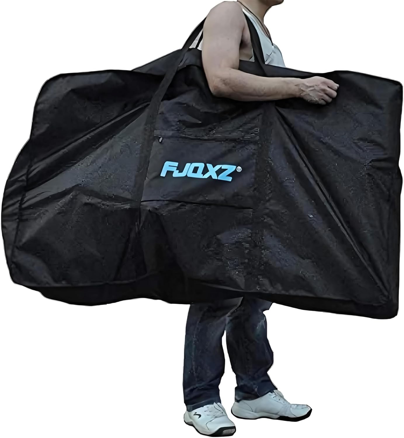 Trancoss Sac de Transport Vélo Housse de Roue Velo Sac Grand Pliant Porte-Vélo pour Cyclisme VTT Voyage