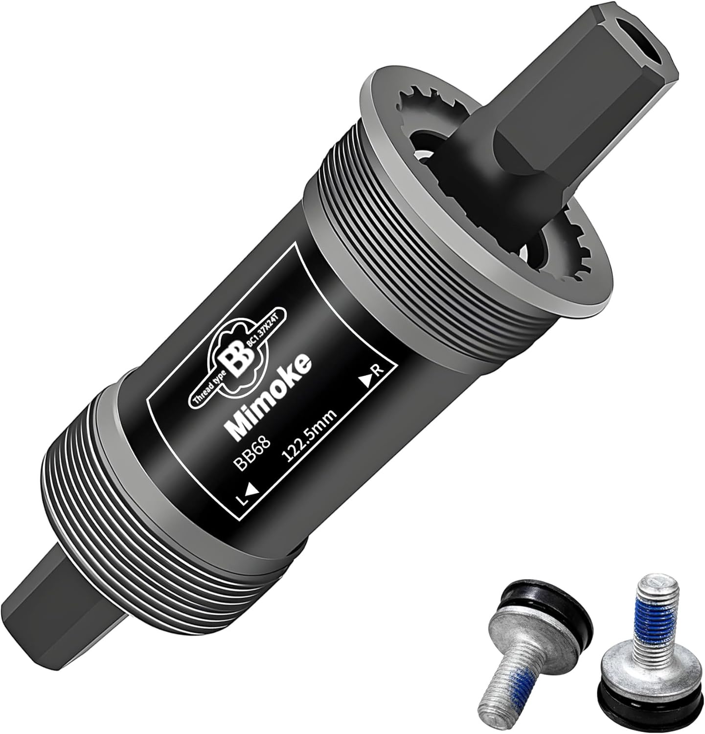 Palier intérieur 68-73MM Pédalier de vélo BSA Palier intérieur Pièces de vélo à quatre trous pour cône carré Manivelle de broche