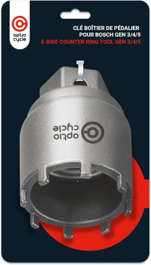 Optio Cycle Clé Boîtier de Pédalier pour Bosch Gen 3/4/5 - Démonte Pignon et Outil pour Pédalier - Clé Pédalier Robuste pour Entretien E-Bike et Réparation Boîtier Pédalier