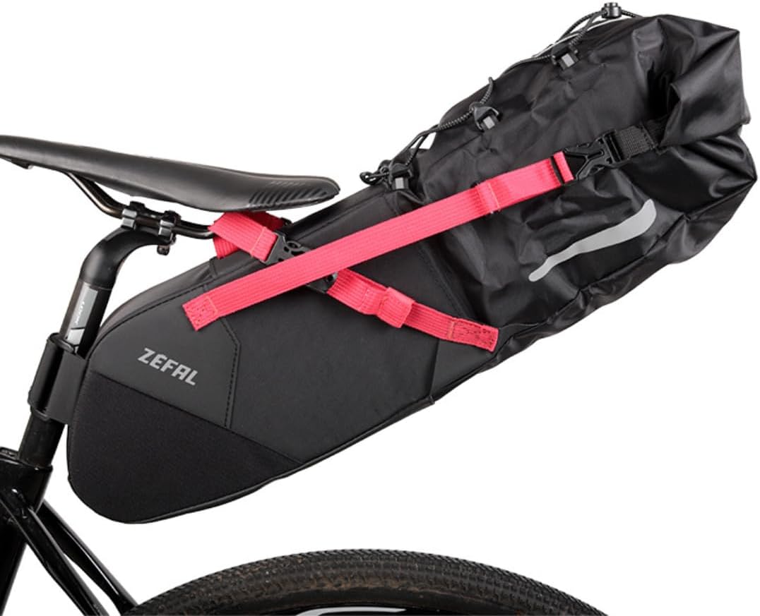 Z Adventure R11 - Sacoche de Selle Vélo Etanche - Sacoche Velo Arriere Universelle - Sac Bikepacking - 11 L, Noir