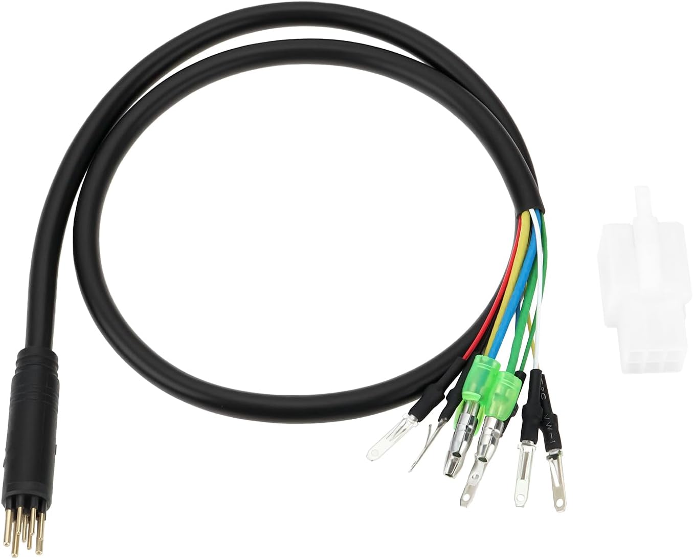 EMagTech 1pc Connecteur de Câble de Vélo électrique à 9 Broches Câble de Moteur Mâle 55 Cm 12-72 V pour Moteur de Moyeu à Engrenages sans Balais Moteur de Moyeu sans Balais Accessoire