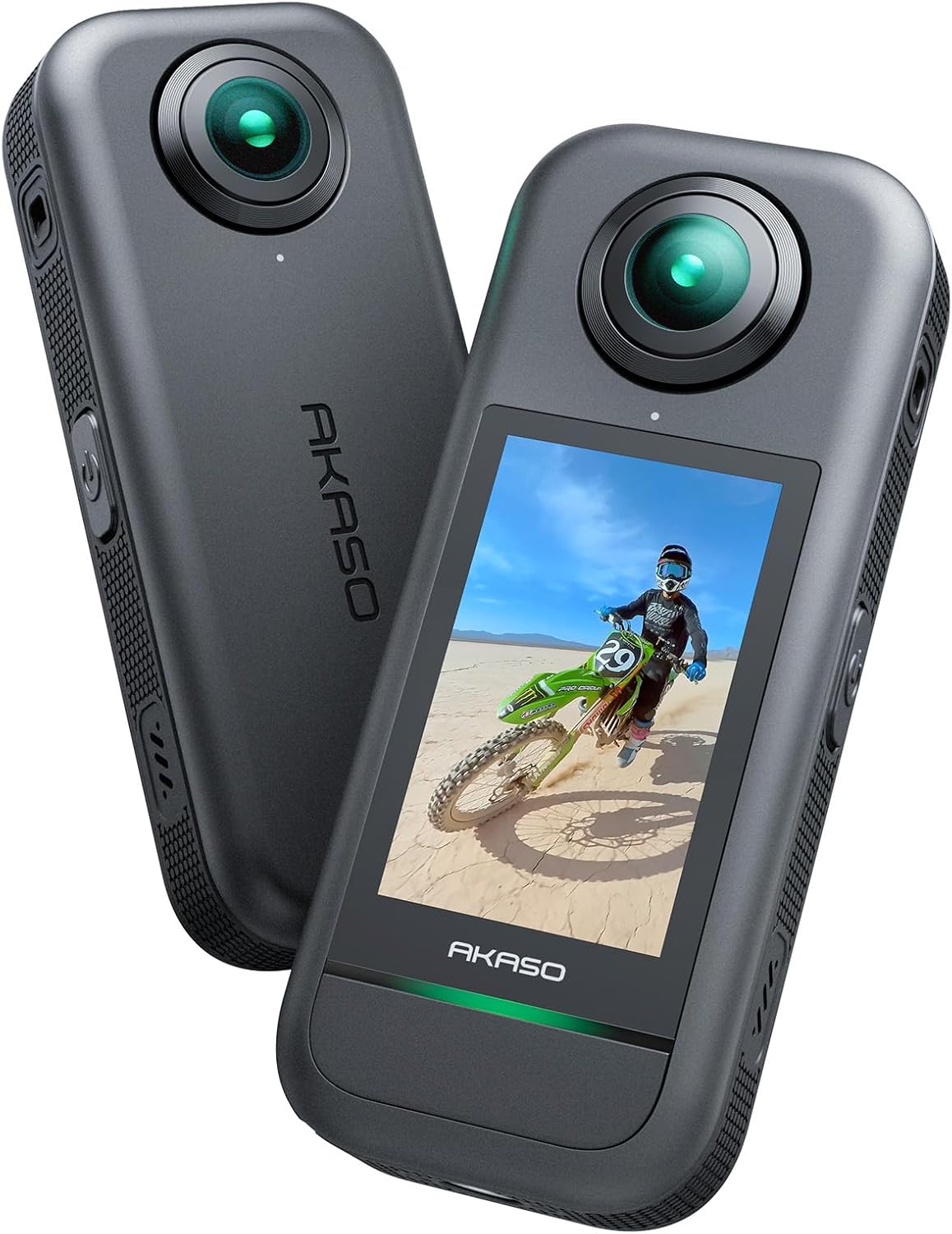360 - Camera Sport à 360° avec 5.7K 360 Vidéo, Capteurs 48MP 1/2", 72MP Photo, SuperSmooth, 2.29" Écran Tactile, Effet Selfie Stick Invisible, Horizon 360° Lock, Stabilisation, Suivi AI Standard