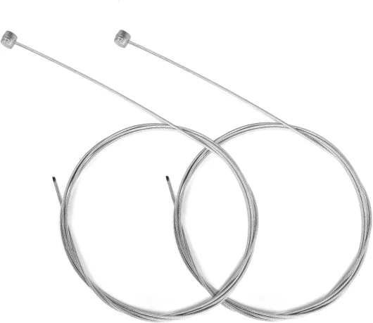 ANMOYIXIA Lot de 2 câbles de frein pour vélo de montagne, avant et après câble de frein, accessoires de rechange pour pièces de vélo, pour VTT, vélo de route, vélo de frein, 2 2 câble de frein vélo