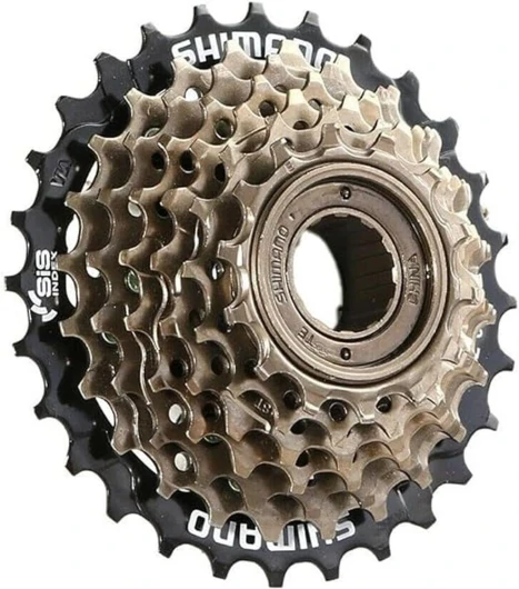 SHIMANO Couronne dentée 7 vitesses MF-TZ500 - 7 vitesses - Roue libre.