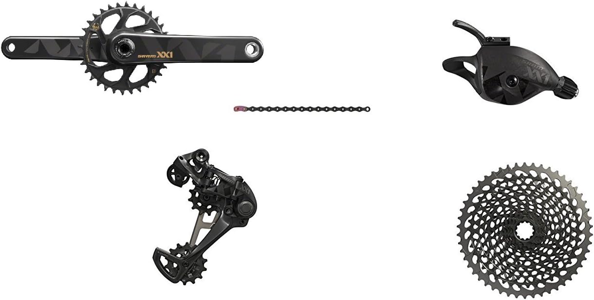 SRAM XX1 Eagle GXP Boost 175 Plateau de pédalier 32T Noir Cassette 10-50T