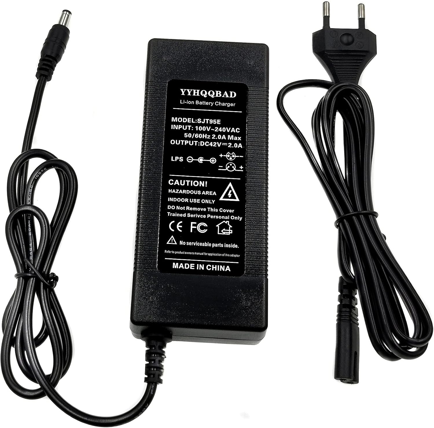 Chargeur de Batterie 36V 2A Sortie 42V 2A Li-ION Li-ION Chargeur de Batterie pour vélo électrique vélo électrique série 10 36V DC5.5 * 2.1MM