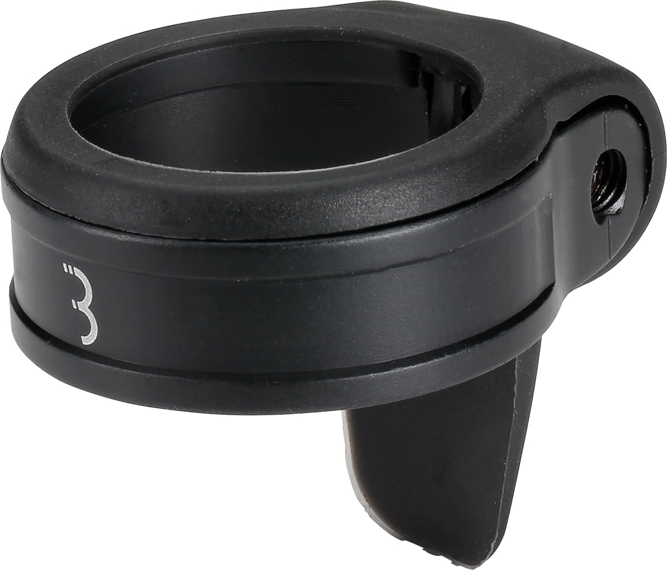 BBB BSP-88 Collier de serrage pour tige de selle de vélo à vis unique pour tige de selle en carbone et aluminium, vélo de route, VTT et vélo électrique - 31,8 mm (27,2) Noir 31.8