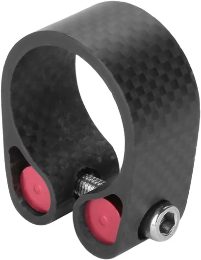 Qukaim Collier de serrage pour tige de selle de vélo en fibre de carbone pour tige de selle de 27,2 mm, colliers de verrouillage de tige de selle de VTT