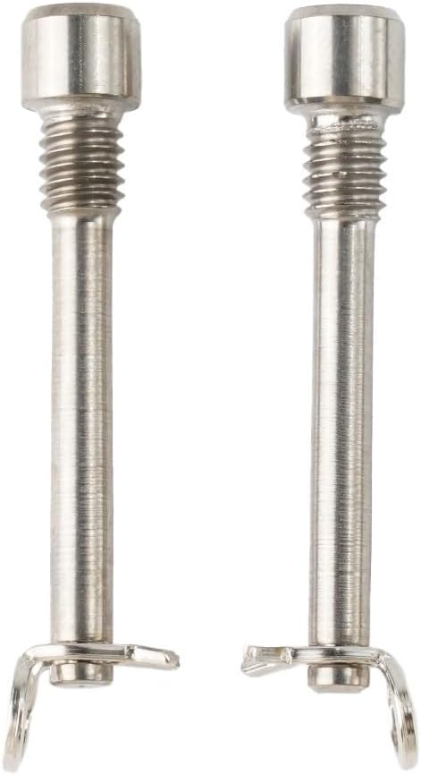 Collier de serrage en alliage de titane pour vélo, avec broche d'insertion XT pour disque d'huile et anneau de serrage, boulon de plaquette de frein à disque hydraulique de vélo (couleur titane) Couleur titane.