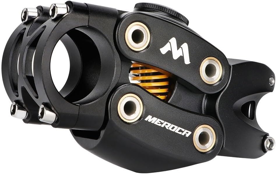 Potence de vélo en alliage d'aluminium pour vélo électrique Grave - Hauteur 7° réglable - Potence de guidon de vélo pour suspension