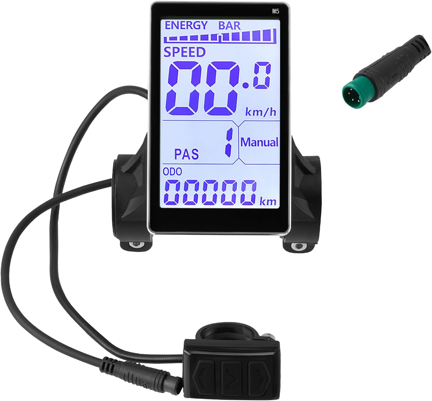 Écran LCD pour vélo électrique, Compteur Vélo pour vélo électrique 24V 36V 48V 60V, Bike Computer, VTT Vélo de Route