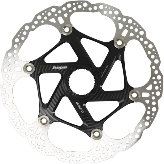 Hope Disque de frein flottant – Center Lock – Noir 220 mm