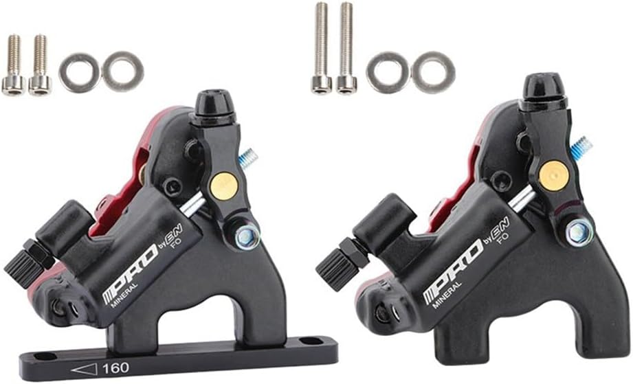 Design aérodynamique de l'étrier de frein à disque hydraulique de traction mécanique sur mesure pour le cyclisme de compétition (avant et arrière) Avant et arrière.