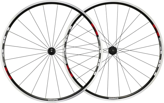 SHIMANO Ruedas Juego (Del/tras) R501-Pinza/QR/15C/CL EWHR501PCBY Noir