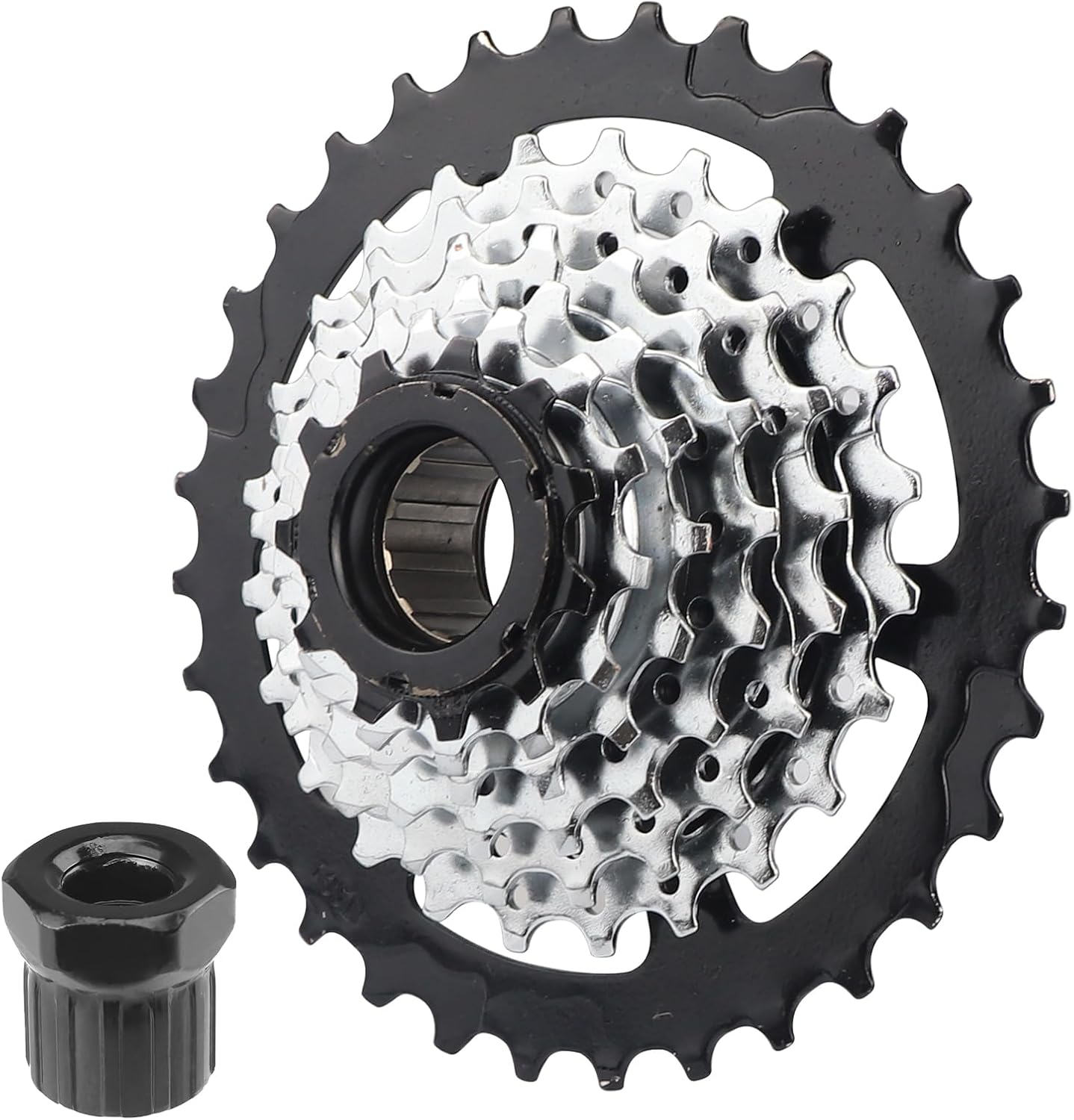 MEGHNA Roue libre pour vélo électrique 7/8 vitesses 11-28 dents / 11-32 Teeth Screw On Multiple Freewheel