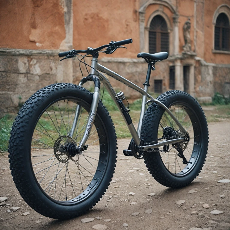 Le charme du fat bike en titane par Firefly : modèle FK Fat
