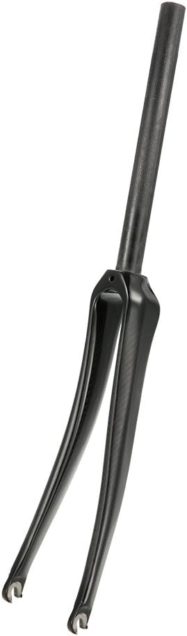 KOCAN Fourche en carbone pour vélo de course, fourche de vélo de route en fibre de carbone ultra légère 700C vélo fixe, fourche avant 28,6 mm