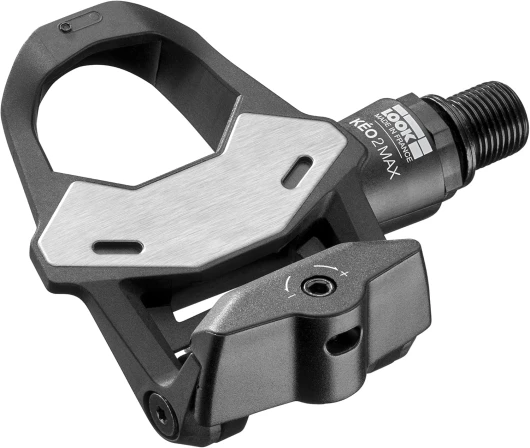 LOOK Cycle - Pédales de Vélo KEO 2 Max- Large Surface d'Appui de 500 mm² - Transfert Intégral de la Puissance - Pédales Ultra Légère - Tension Ajustable Normal