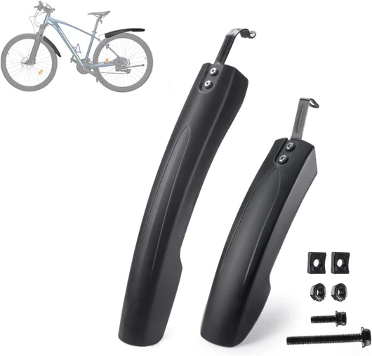 Garde Boue Velo pour Kona Tonk, Universel 24-29 Pouces, Kit Avant Arrière Réglable, Anti Éclaboussures VTT Route Gravel, Facile à Installer,B normal B