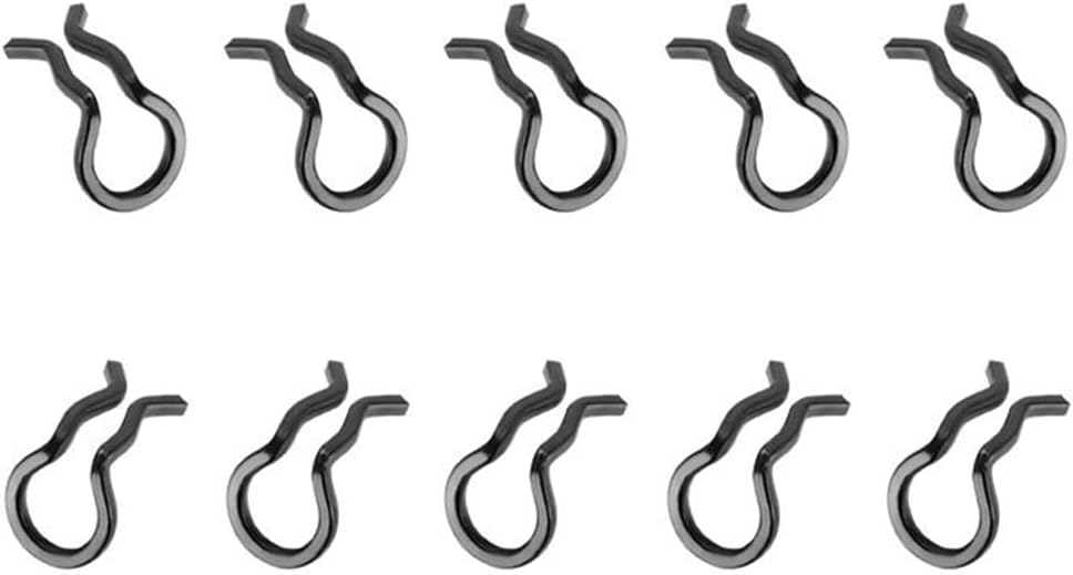 ARVALOLET Anneau de sécurité et vis de vélo pour plaquettes de frein à disque - Léger et robuste, alliage de titane TC4 Noir