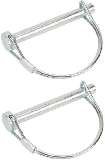 2x goupille à arceau diamètre 12mm x longueur 75mm rapide acier clip circlip remorque vélo tracteur motoculteur arbre verrouillage
