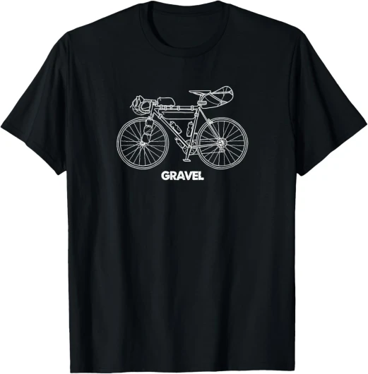 Vélo de gravier de vélo T-Shirt