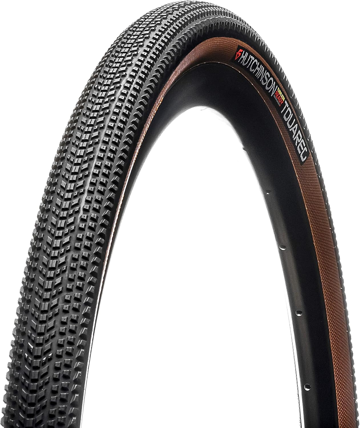 Touareg Tubeless Ready - Pneu Gravel - Bi-Gomme - pour Les Parcours Chaotiques - Résistant Et Durable - Tringles Souples - Noir