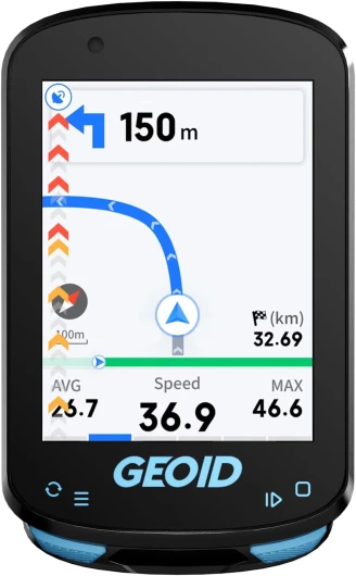 CC600 Compteur Vélo sans Fil, Navigation, Écran Couleur 2,4 Pouces, Entraînement Cycliste, Multilingue, IPX7, WiFi&Bluetooth&Ant+