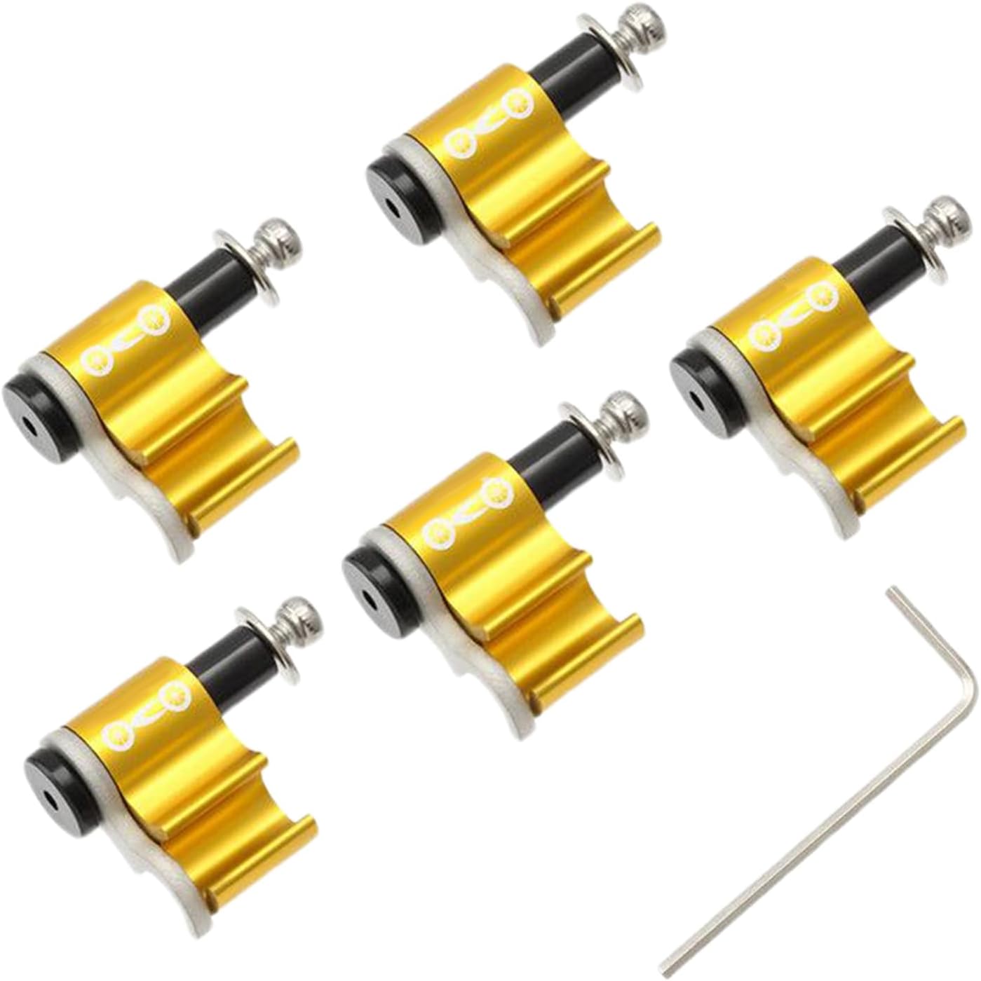 Guide De Câble De Frein Pour Vélo - Clip De Raccord Avec Lignes Pour Gaine De Câble - Accessoires Fixes En Acier Et Aluminium Pour VTT Route Randonnée En Famille Ou Entre Amis