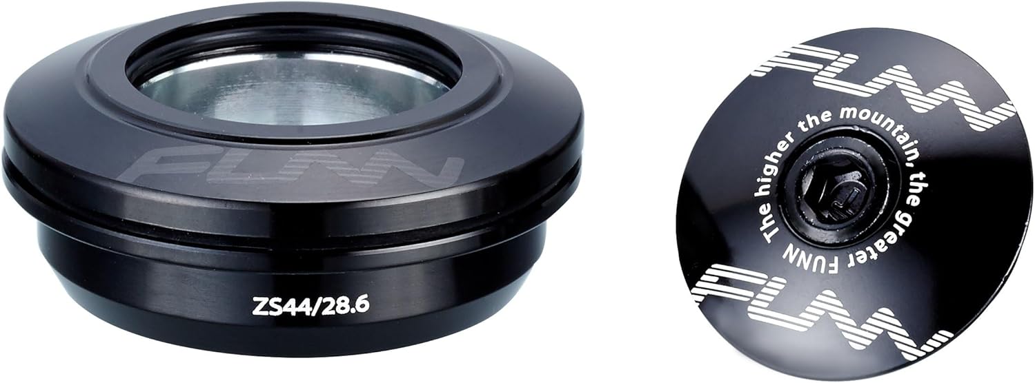 Descend Jeu de Direction Supérieur, Jeu de Direction Supérieur à Roulements à Contact Oblique sans Empilement pour Vélo de Montagne, VTT, Vélo BMX, Vélo de Route et Vélo Gravel ZS44/28.6