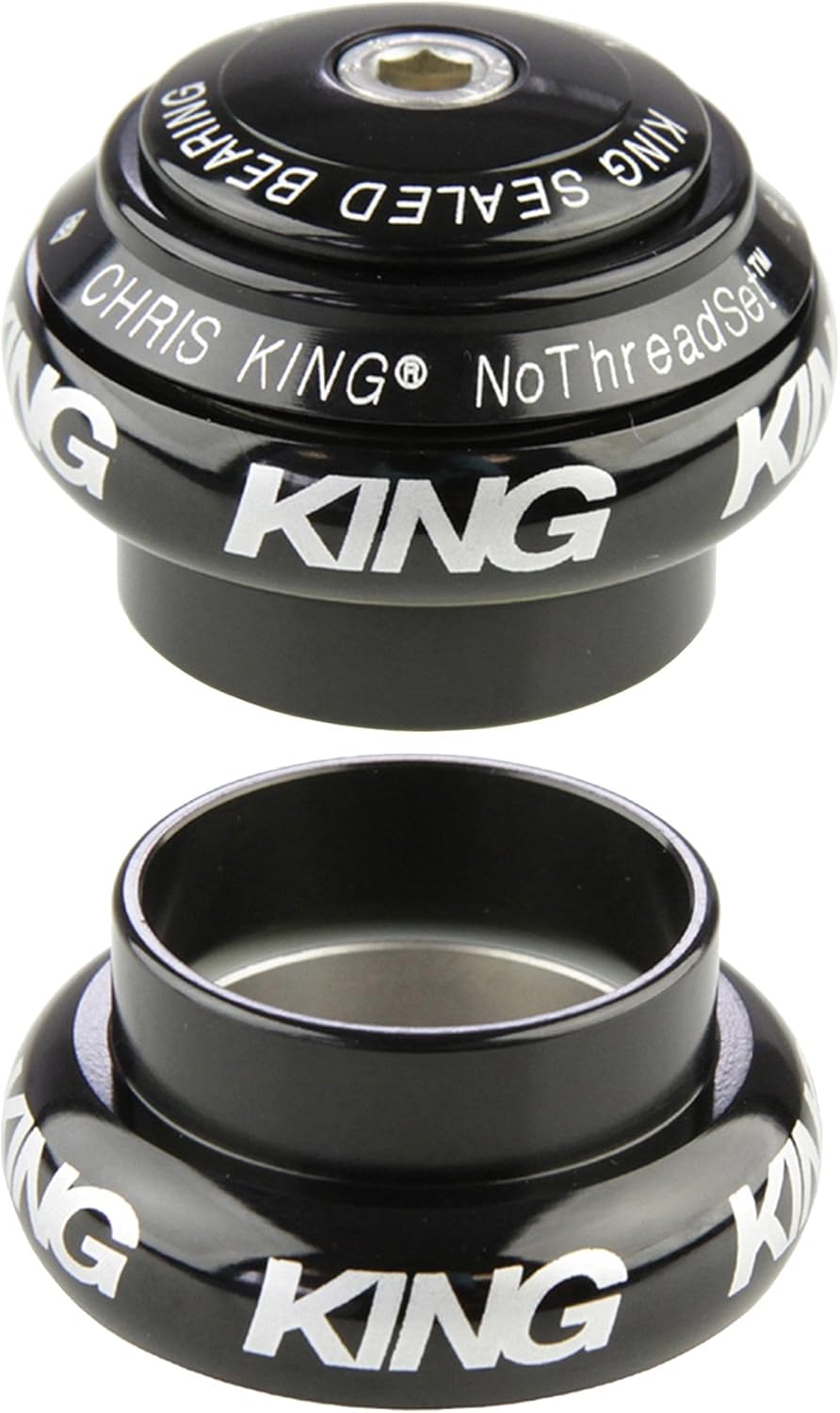 Jeu de Direction Externe CHRIS KING NOTHREADSET 1''1/8 EC34/EC34 Aluminium or