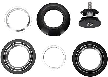 Casque Direction de Vélo 44mm Intégré Roulement Jeu de Direction VTT Externe Scellé Roulement Haute Précision en Alliage D'aluminium pour Cyclisme Bicyclette Vélo de Montagne VTT