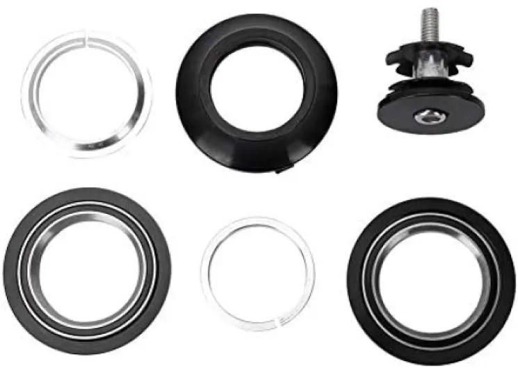 Casque Direction de Vélo 44mm Intégré Roulement Jeu de Direction VTT Externe Scellé Roulement Haute Précision en Alliage D'aluminium pour Cyclisme Bicyclette Vélo de Montagne VTT
