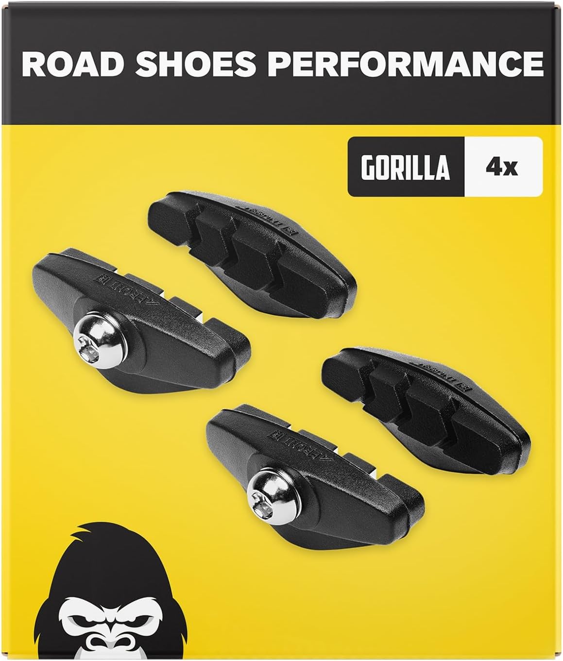 Vélo Route Patin de Frein 2 Paire 50mm I pour Shimano, SRAM, Cane Creek, TRP etc I Haute Performance I Durable & Ajustement Parfait I Plaquette de Frein Vélo Course