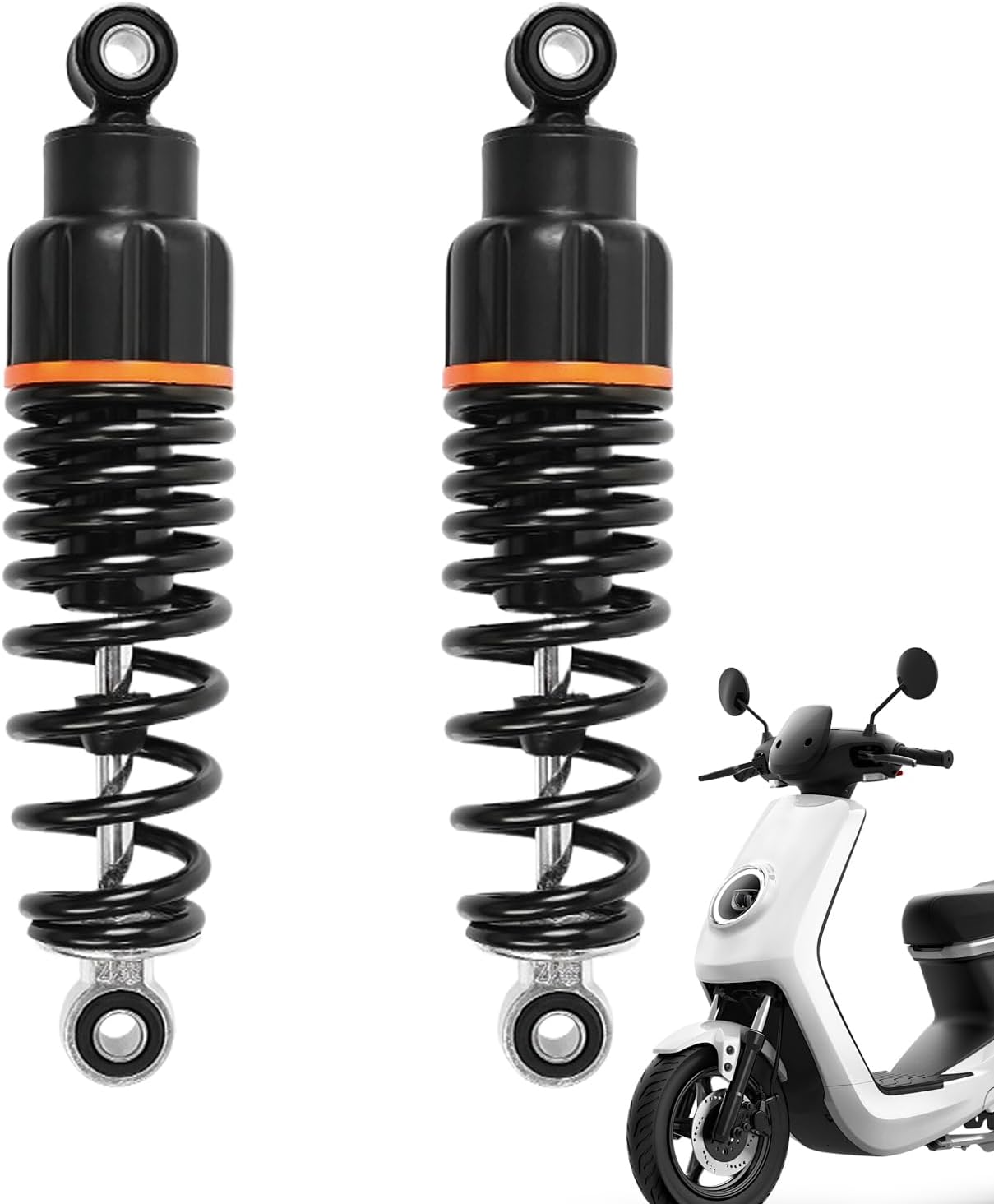 Amortisseurs Arrière - Suspension À Ressort Amortisseurs 2 Pièces - Kit De Damping Précision Pour Scooter Familial Vélo Électrique Garage Motos