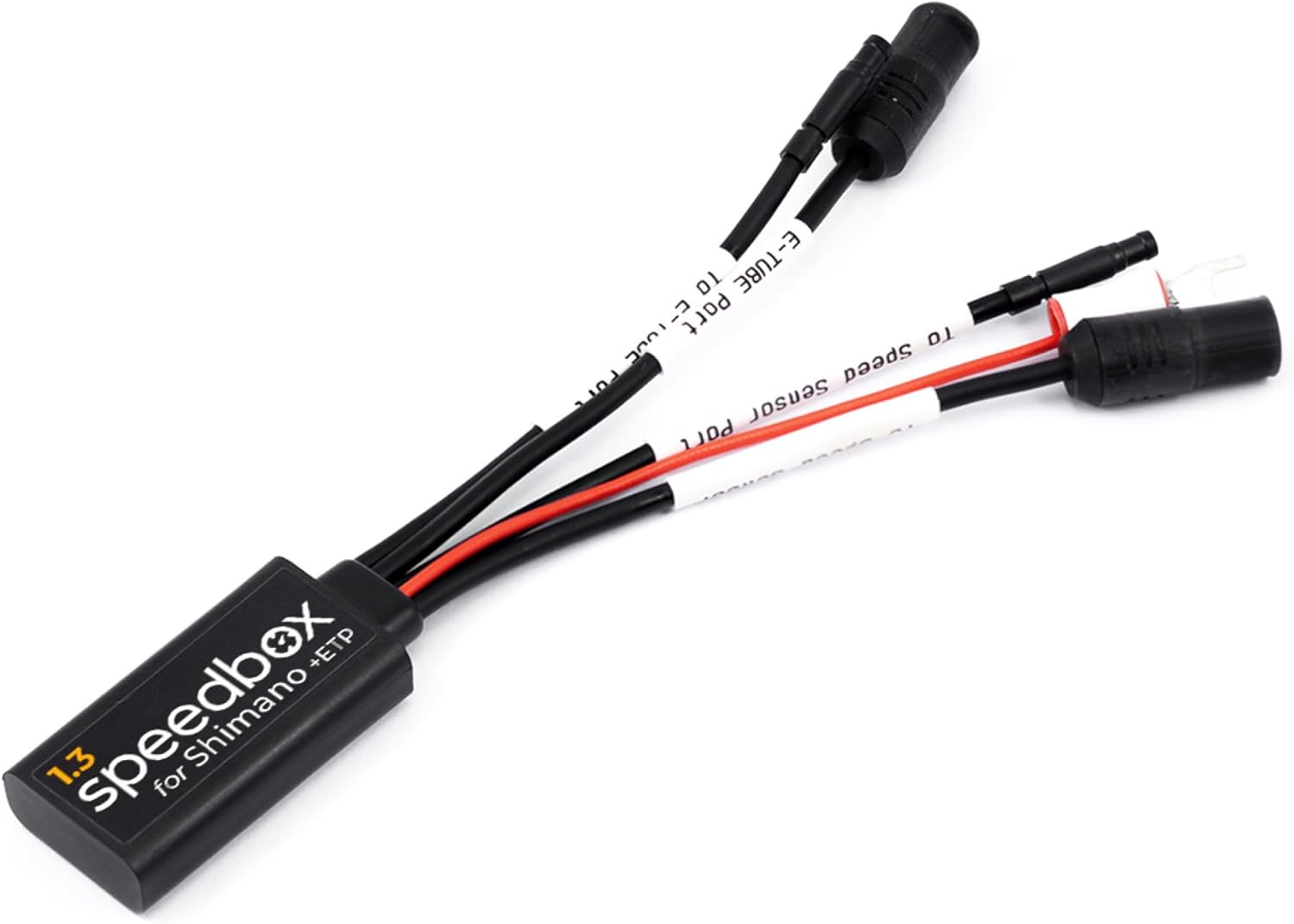 SPEEDBOX 1.3 Compatible avec Shimano (EP8) + Port E-Tube/Puce de Tuning pour vélos électriques avec Moteurs Shimano avec Di2 + Système Satellite