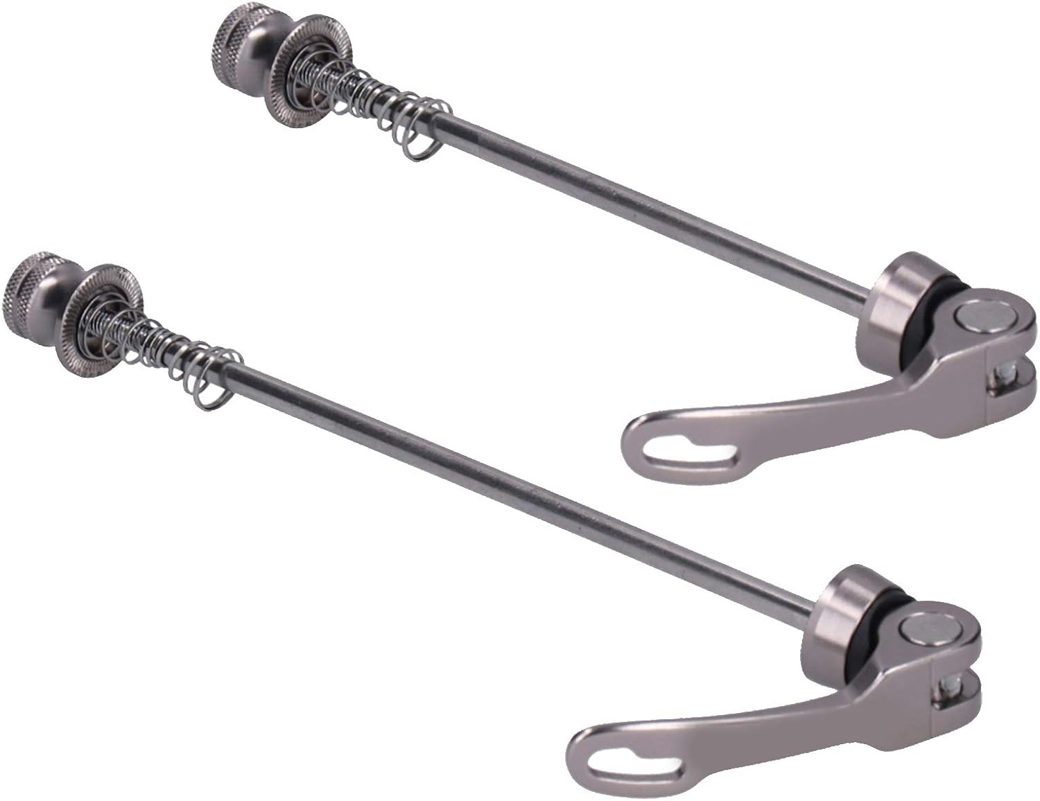 Brochettes à dégagement Rapide en Alliage d'aluminium Route Montagne vélo VTT moyeu de Roue brochettes Avant et arrière Titane