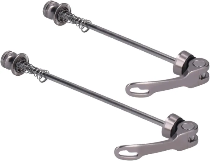 Brochettes à dégagement Rapide en Alliage d'aluminium Route Montagne vélo VTT moyeu de Roue brochettes Avant et arrière Titane
