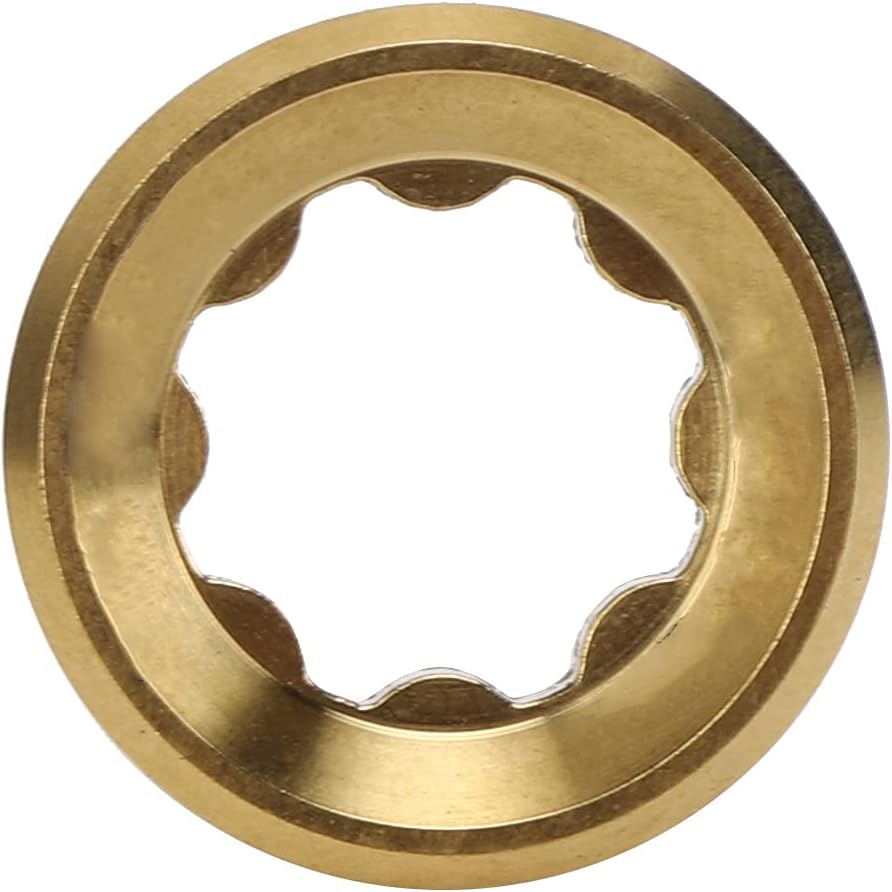 BOROCO Outil De Pédalier, Vélo De Route en Alliage De Titane Pédalier Intégré Vis De Couvercle De Manivelle Support De Pédalier De Vélo(金色 RT122)