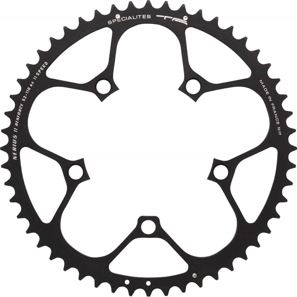 Motodak Spécialités TA Nerius 11 Speed Campagnolo Compact 110pcd Offset Chainring Outer 51t Noir