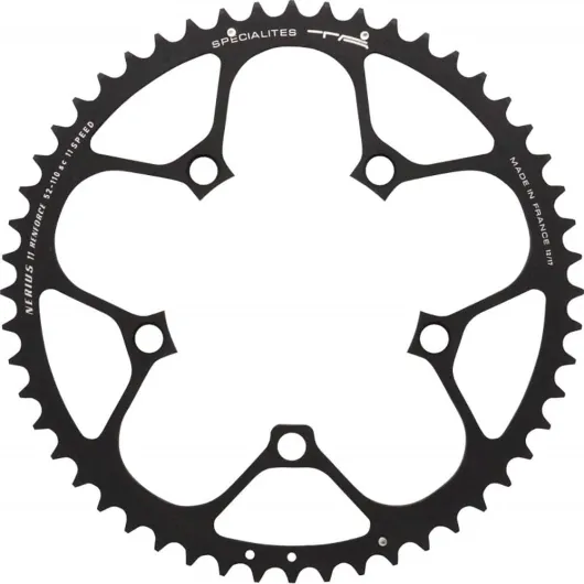 Motodak Spécialités TA Nerius 11 Speed Campagnolo Compact 110pcd Offset Chainring Outer 51t Noir