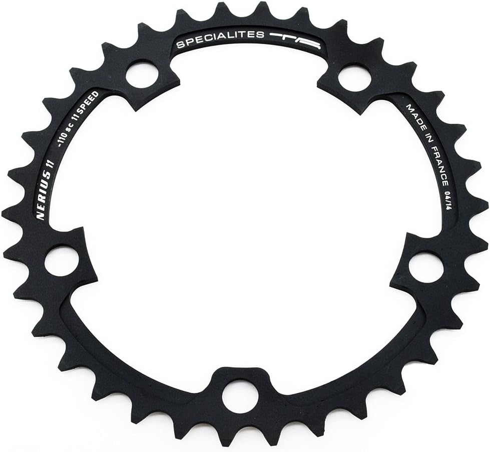 Spécialités TA Nerius Campagnolo Compensation 110 Pièces 11 Vitesses Plateau de pédalier Mixte Inner 39t Noir