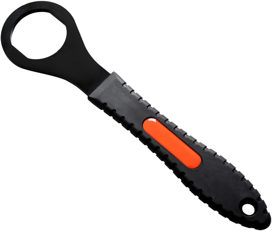 MiOYOOW Clé de Pédalier de Vélo, Outil de Réparation de Fourche de Vélo, de Verrouillage Central de Vélo de 36 Mm avec Poignée en Caoutchouc, de Démontage en Acier au Carbone pour Roulement de Vélo