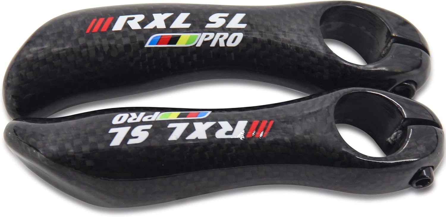 1 Paire Fibre de Carbone+Alliage d'aluminium extrémités du Guidon 22.2mm cintres vélo Guidon Velo Cintre 3K brillant Noir