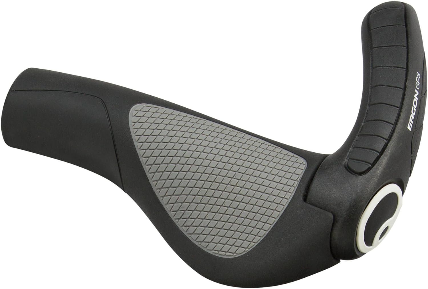 Ergon GP3-L Poignée de vélo Noir Taille L simple